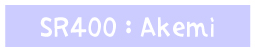 SR400�@�F�@������